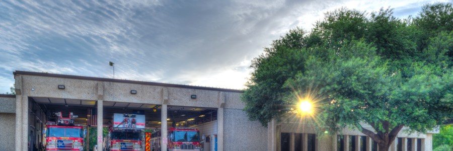 Brenham Texas Fire Station in HDR