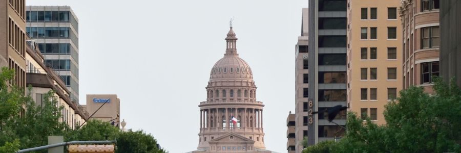 Texas state capitol downtown Austin