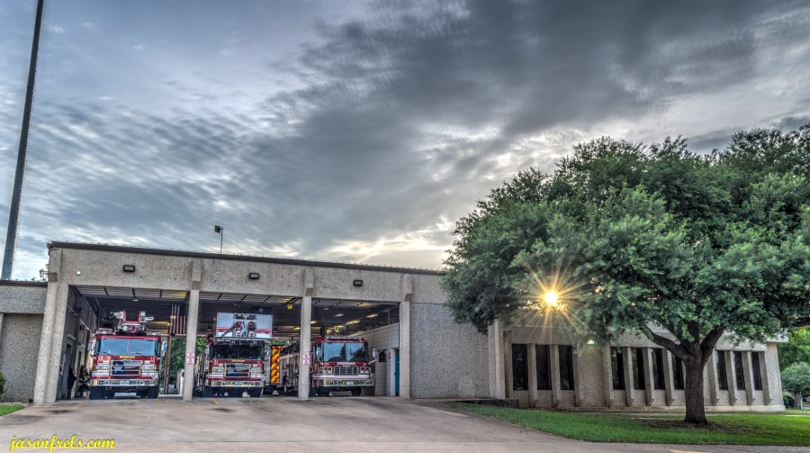 Fire truck Brenham HDR