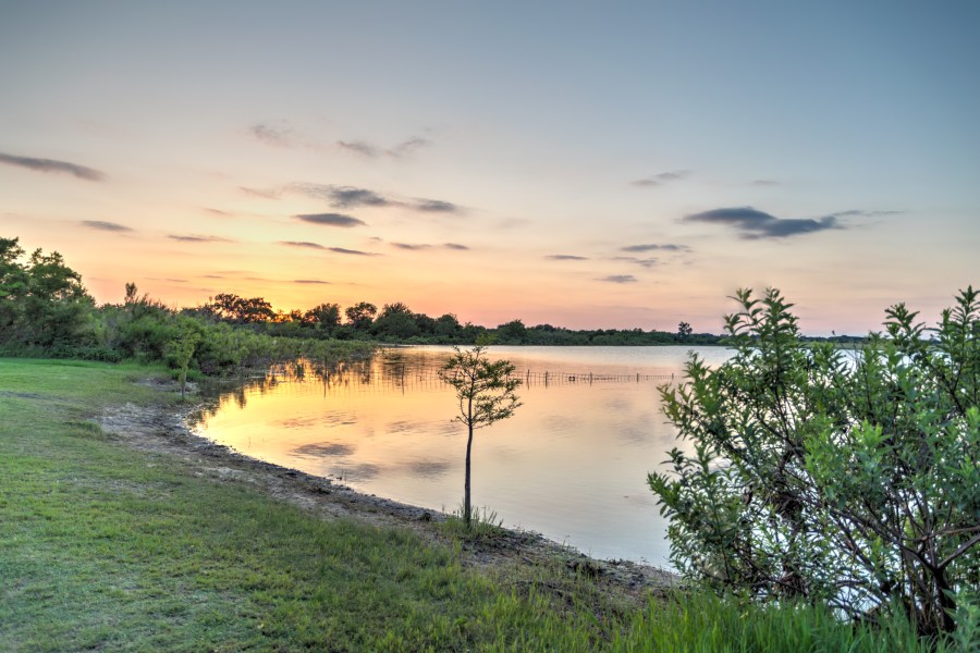 Devine Lake Park Leander Texas Sunset