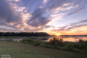 Sunset in Leander Texas HDR