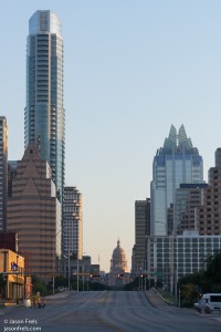 Capitol Building in Austin Texas at sunrise