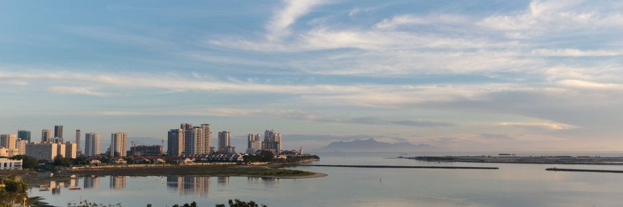 Penang Malaysia waterfront at dawn