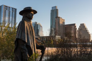 Austin Texas Stevie Ray Vaughan Statue