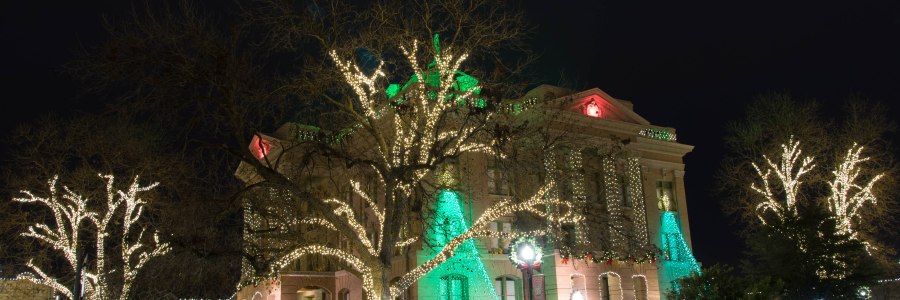 Georgetown Courthouse Christmas Lights
