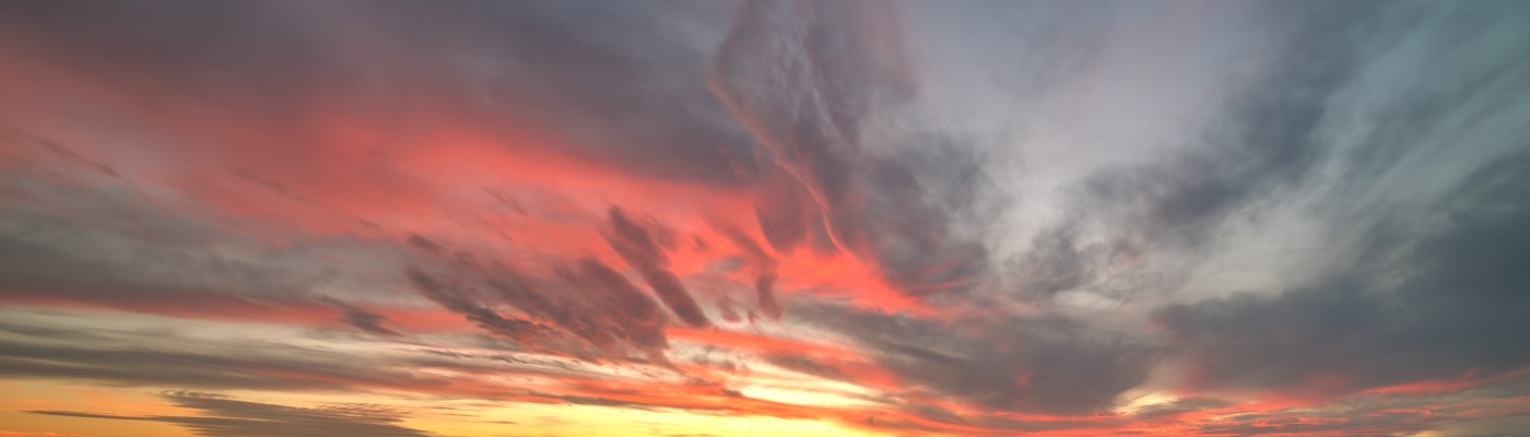 Fiery HDR sunset from Gruene Texas Gruene River Inn