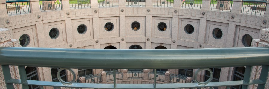 Focus stacked stars at the Texas capitol building in Austin