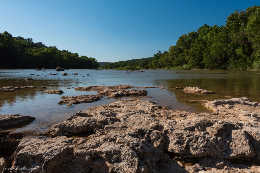 Colorado River at Colorado Bend State Park Texas
