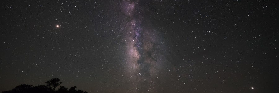 The Milky Way over Lost Maples State Natural Area Texas
