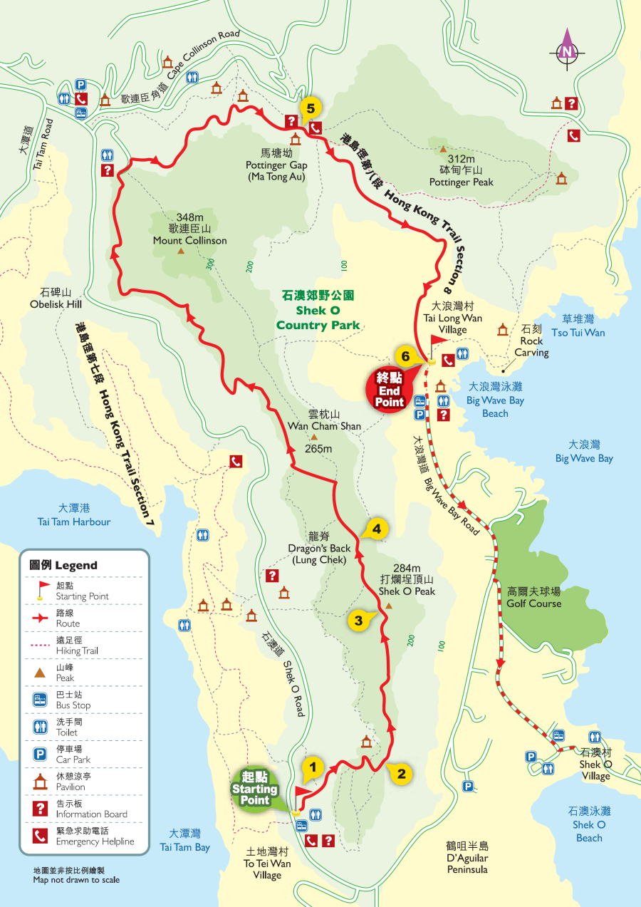 Dragon's Back Hiking Trail Hong Kong