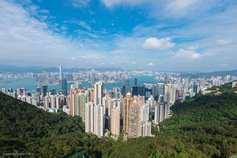Hong Kong as viewed from Victoria Peak