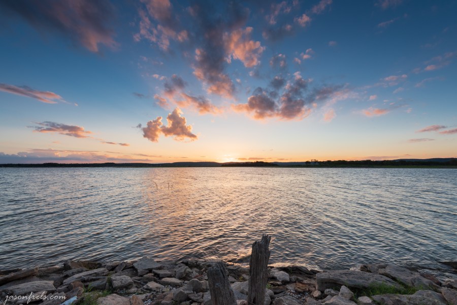 Sunset over Lake Buchanan Texas