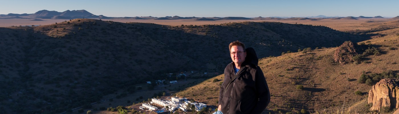Jason Frels at Davis Mountains State Park Texas