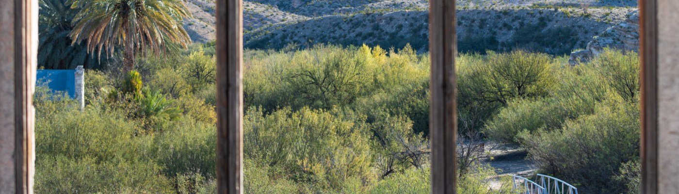 Abandoned Hot Spring resort at Big Bend National Park