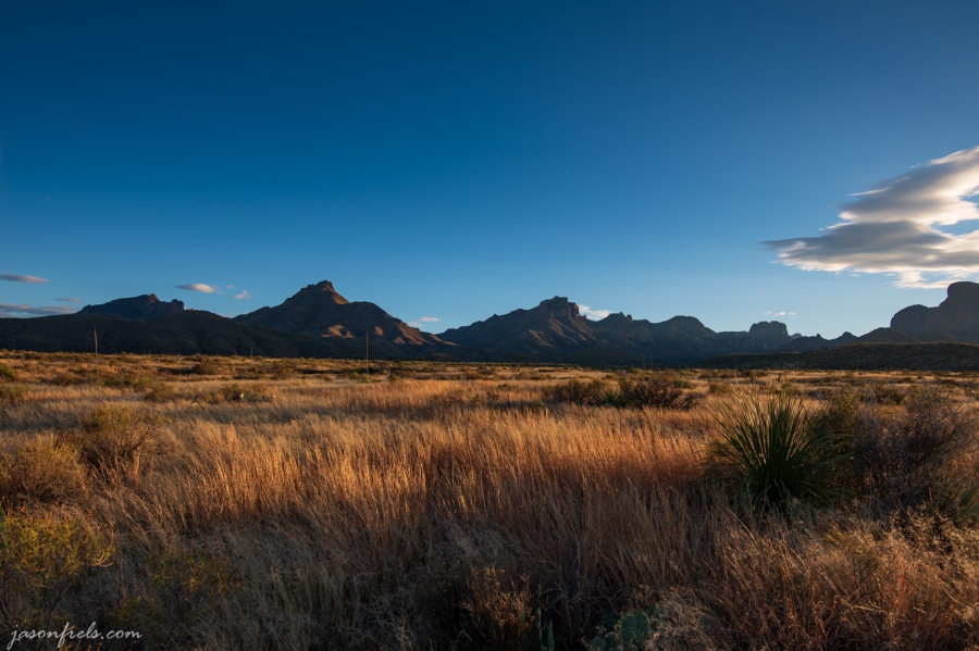 Golden Hour at Big Bend National Park in Texas