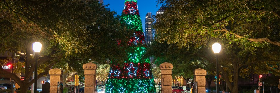 Texas Capitol Christmas Tree in Austin