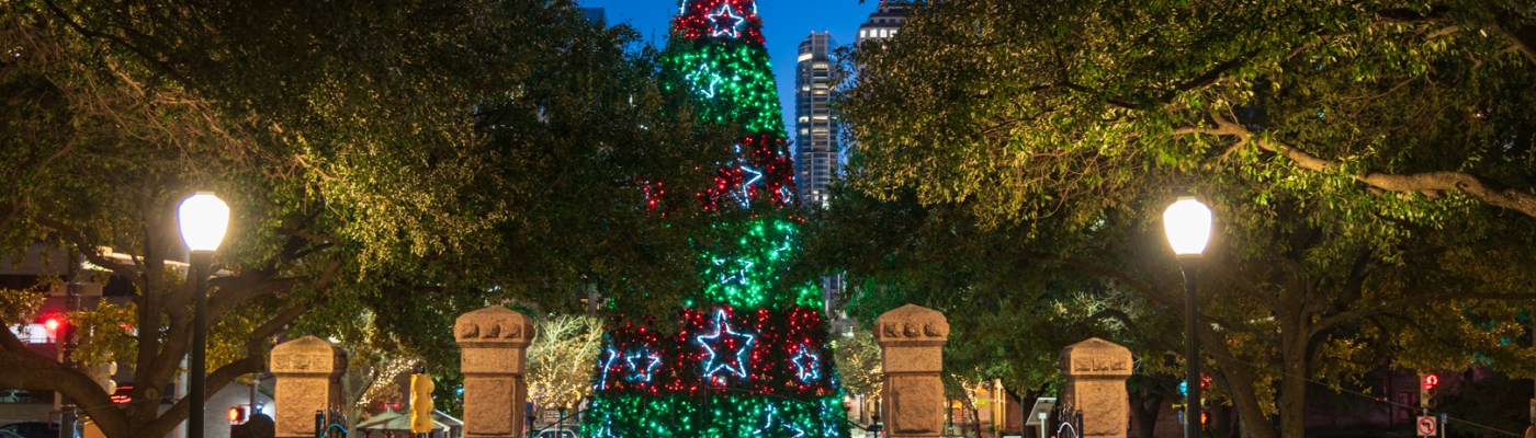 Texas Capitol Christmas Tree in Austin