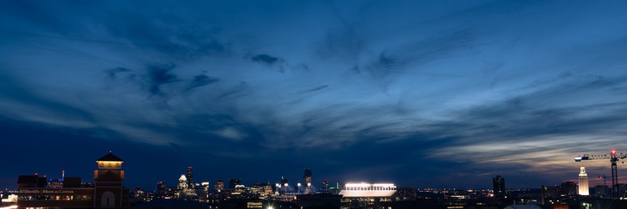 Austin Texas skyline at blue hour