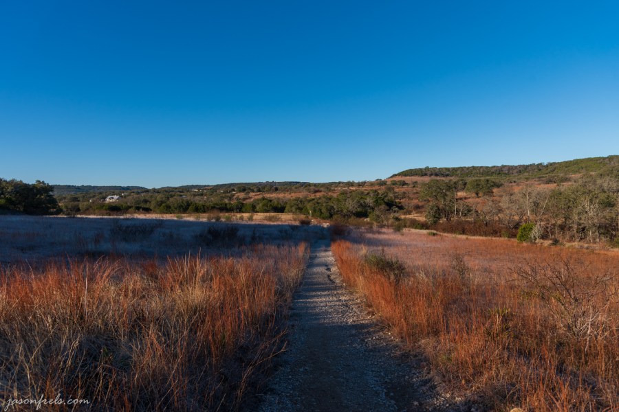 Along the main trail at Balcones Canyonlands National Wildlife Refuge in Central Texas