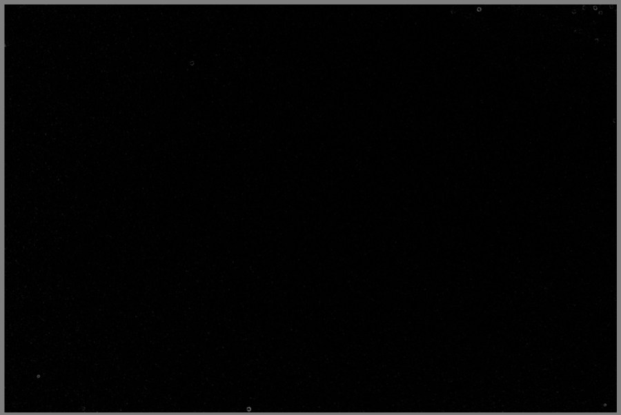 Dust on DSLR sensor after cleaning with wet solution and gel stick