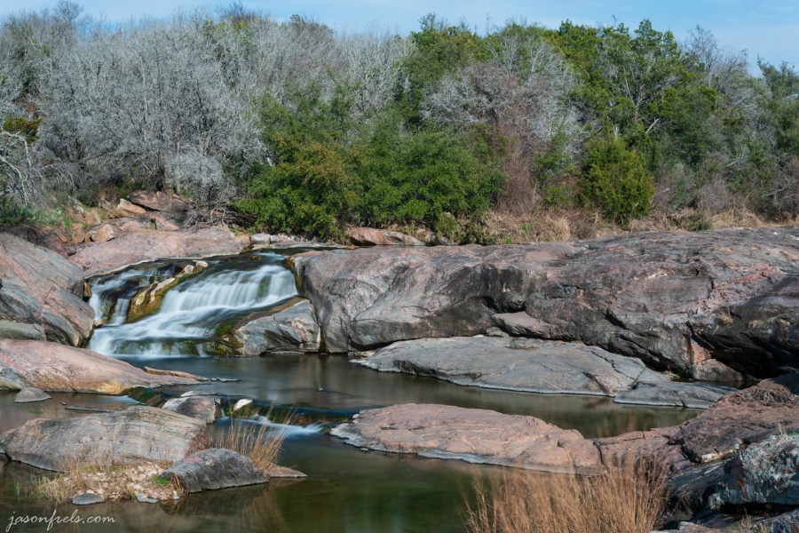 Waterfall at Inks Lake State Park Texas
