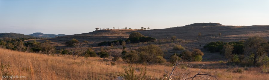Panorama of Balcones Canyonlands National Wildlife Refuge
