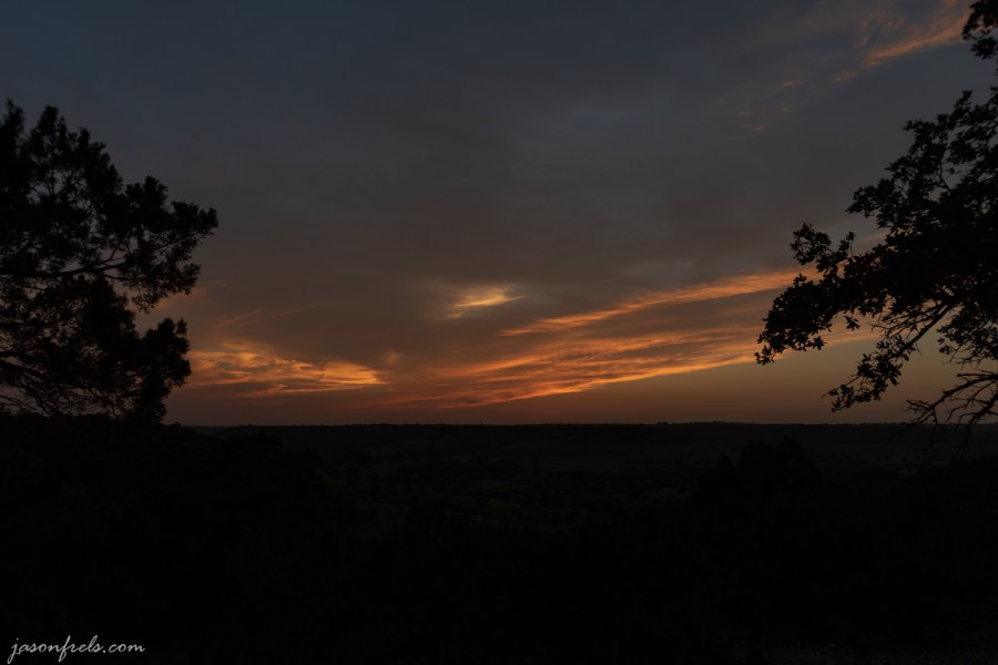 Balcones-Canyonlands-HDR-Sunset-Before-1