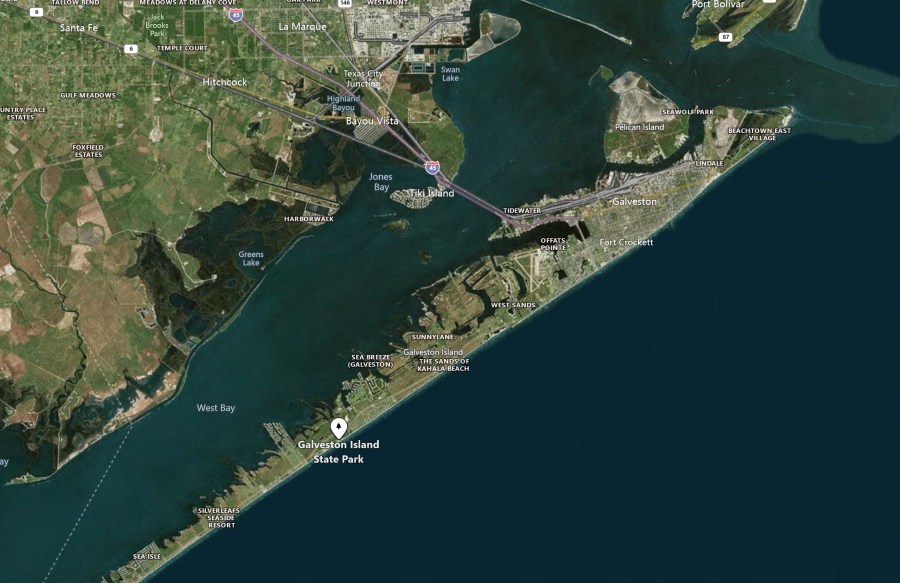 Galveston-Map