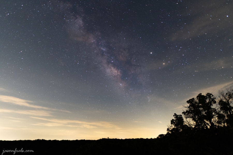 Milky Way from Pedernales Falls State Park