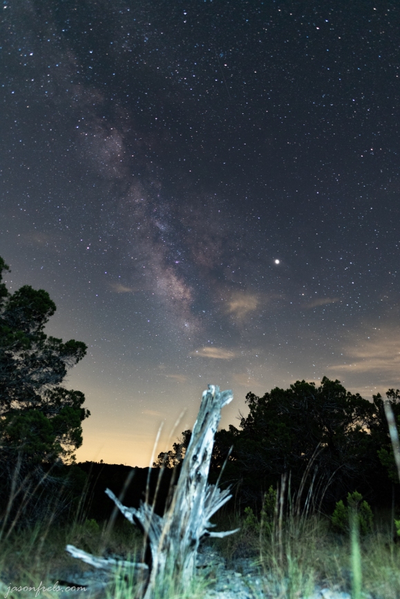 Milky Way from Pedernales Falls State Park