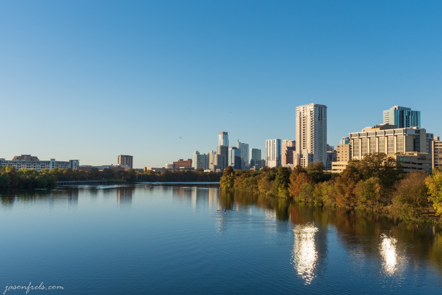 Austin at Sunset in Autumn