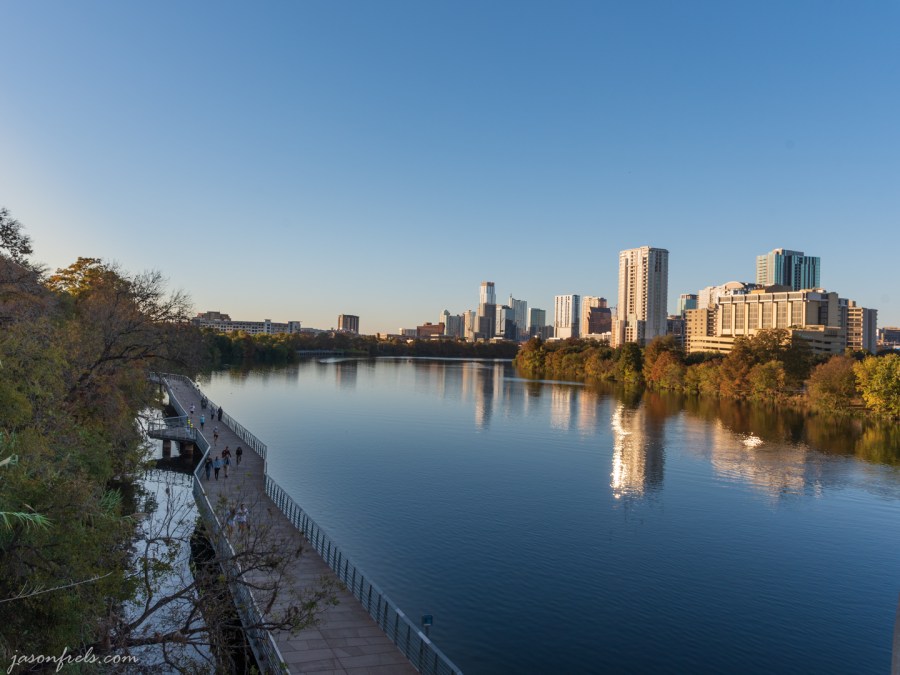 Austin at Sunset in Autumn
