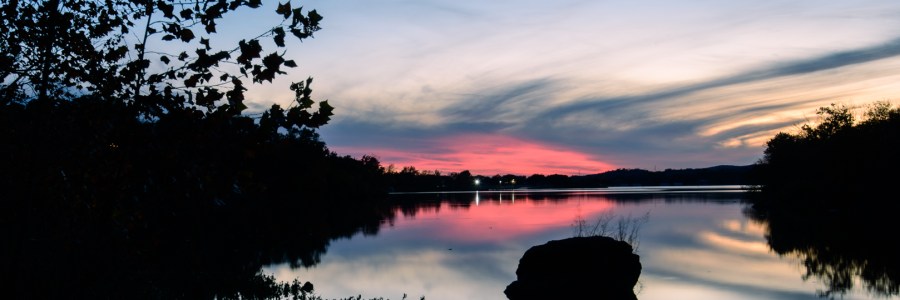 Sunset Reflected in Inks Lake