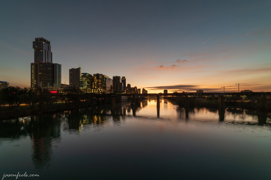 Austin Texas at sunrise