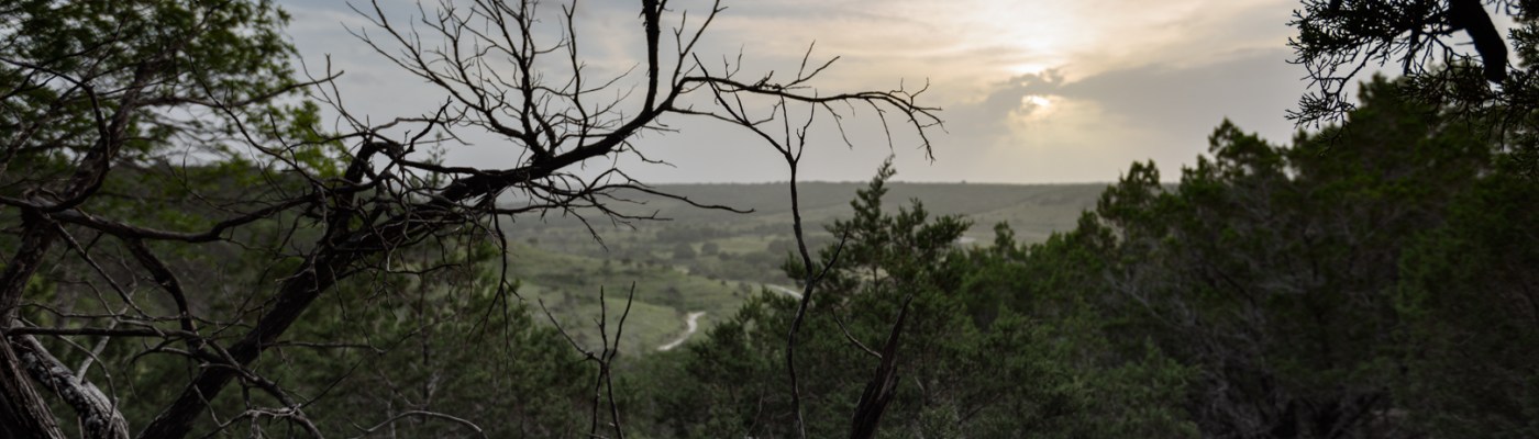 Hazy Sky at Balcones Canyonlands National Wildlife Regfuge