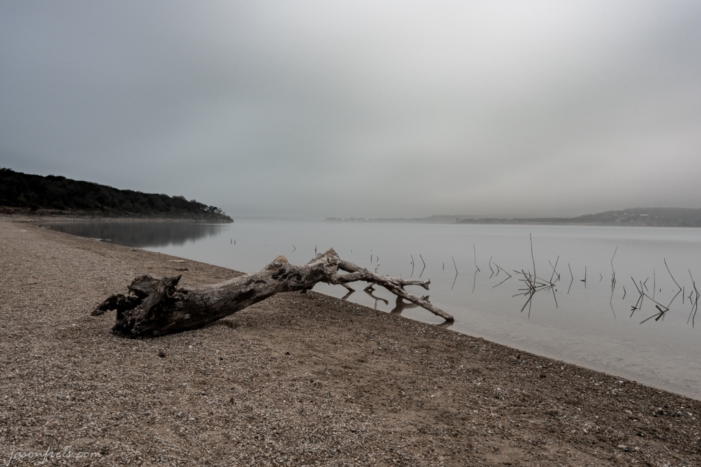 Canyon Lake in the Fog