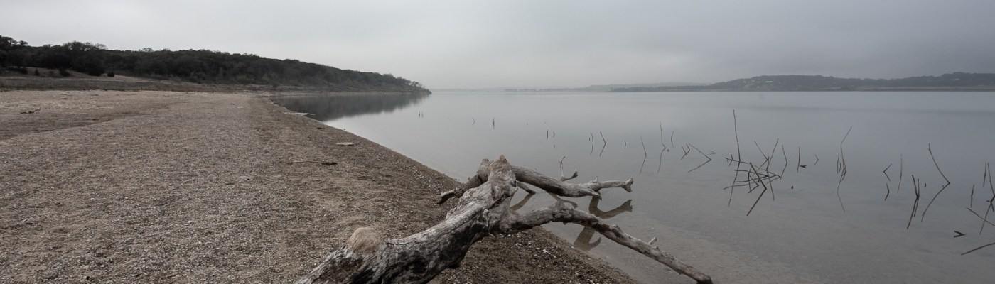 Canyon Lake on a Foggy Morning