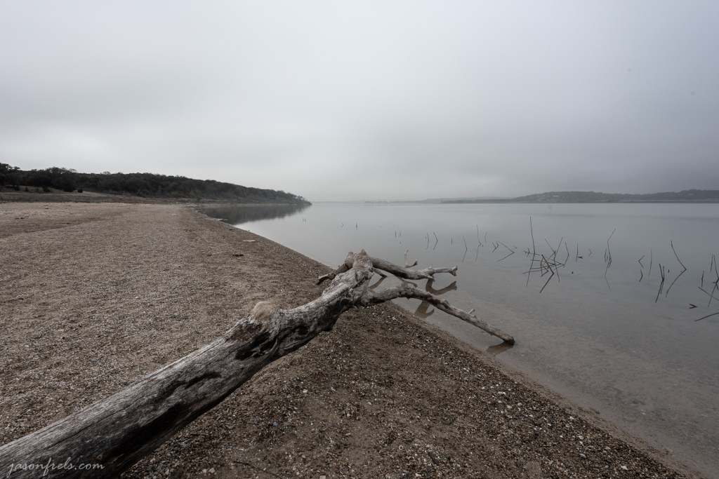 Canyon Lake on a Foggy Morning