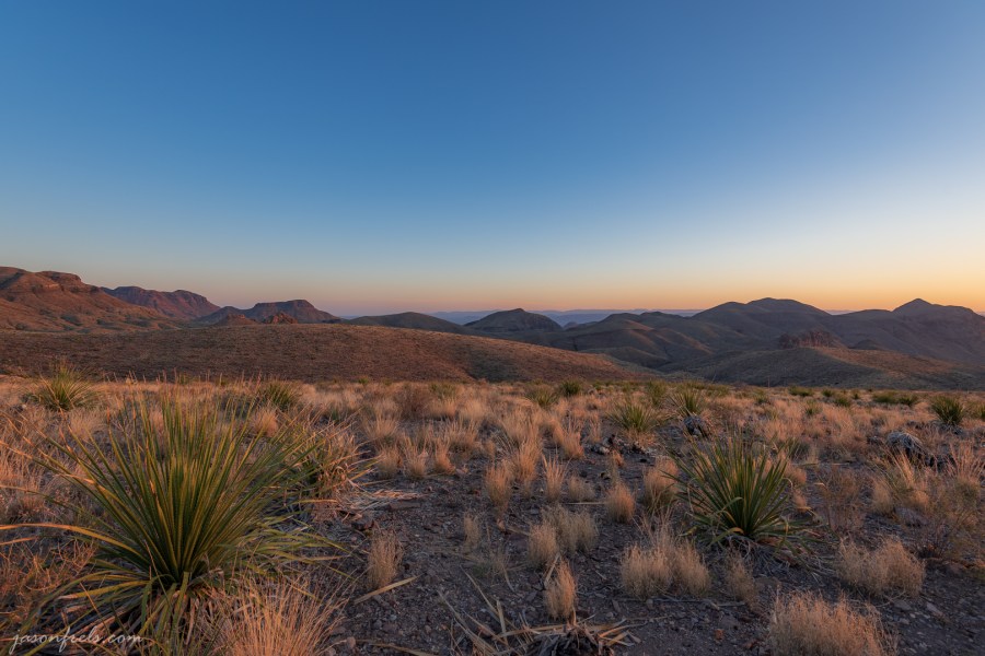 Sunset from Sotol Vista in Big Bend