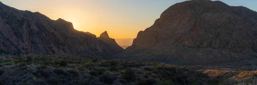 Sunset at the Window in Big Bend National Park