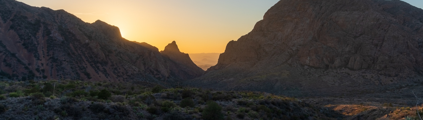 Sunset at the Window in Big Bend National Park